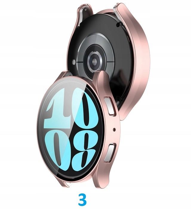 Etui Ochronne z wbudowanym szkłem 2w1 do Samsung Galaxy Watch 7 40mm