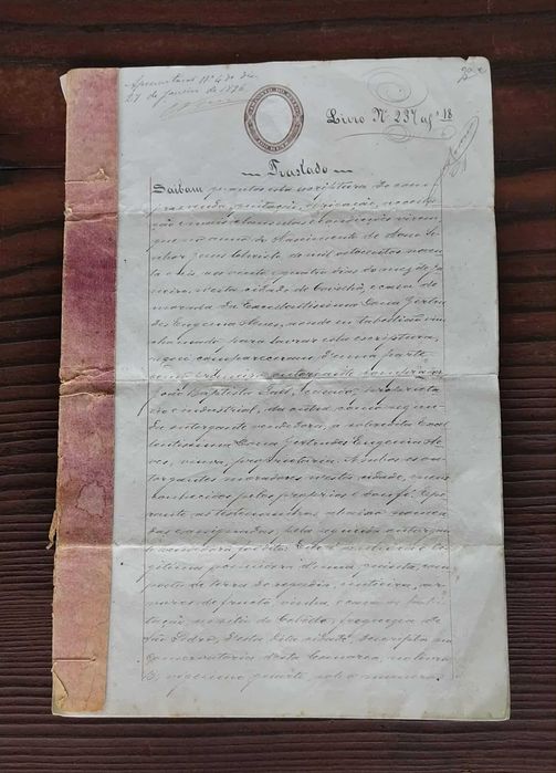 2 Documentos Manuscritos Séc. XIX (Selados Antigos)