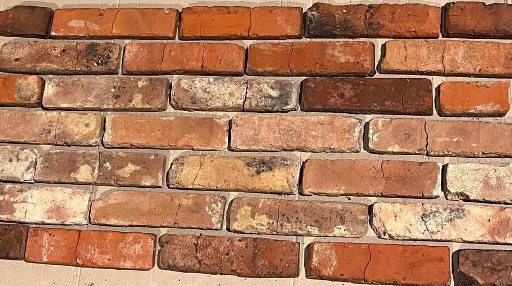OKAZJA stara cegła płytki lico cena -50% pozostałość po budowie
