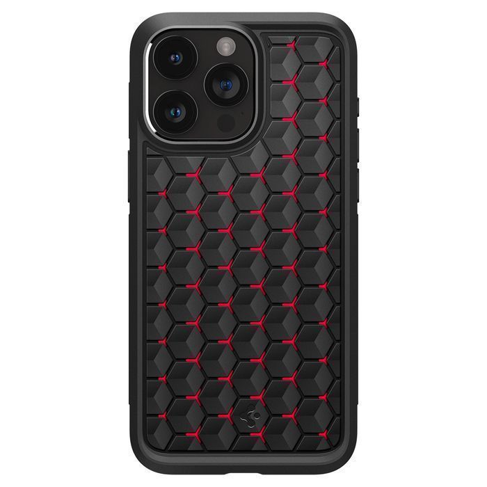 Etui Spigen Cryo Armor Na Iphone 15 Pro Max - Czarno-Czerwone