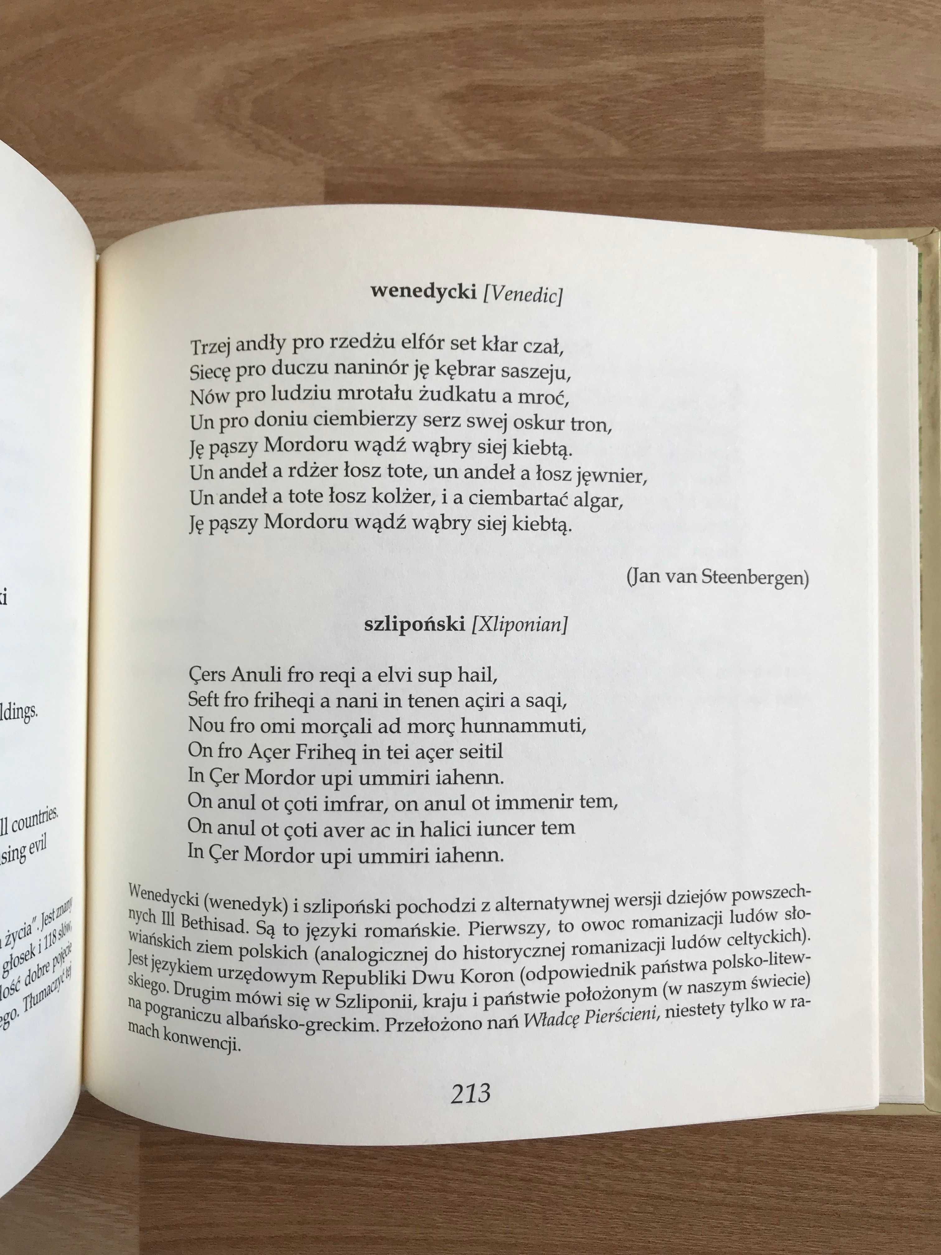 Tolkien Trzysta przekładów dla fanów pod nieba skłonem Hobbit UNIKAT