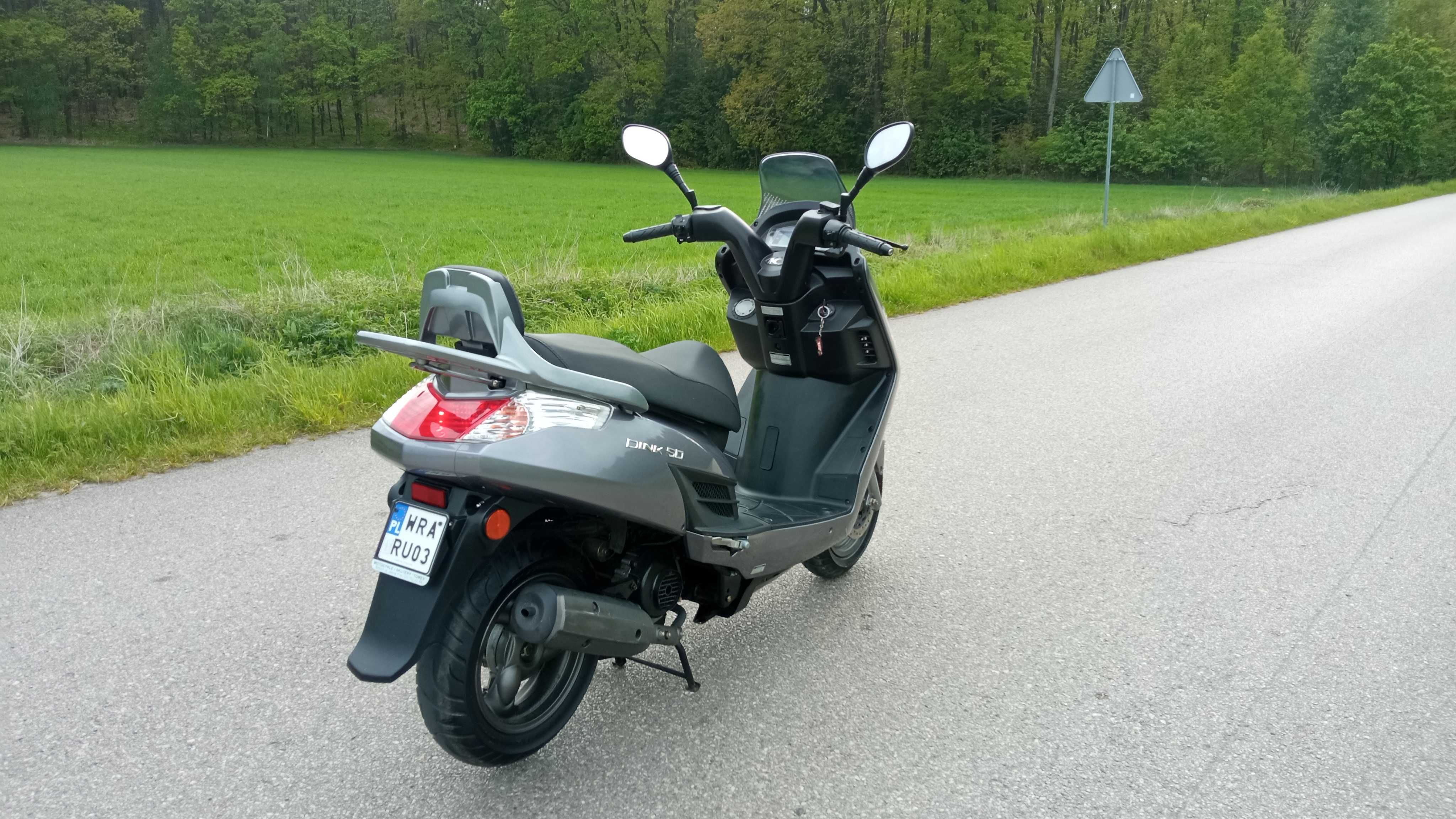KYMCO DINK II poj.49 Stan techniczny wizualny wzorowy. Śliczny wygląd