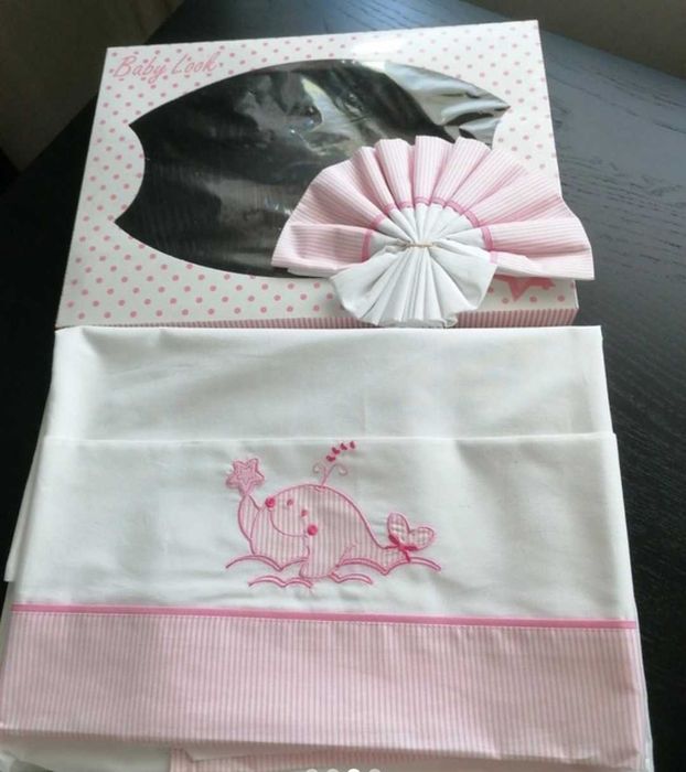 Lençóis cama bebé 100% algodão