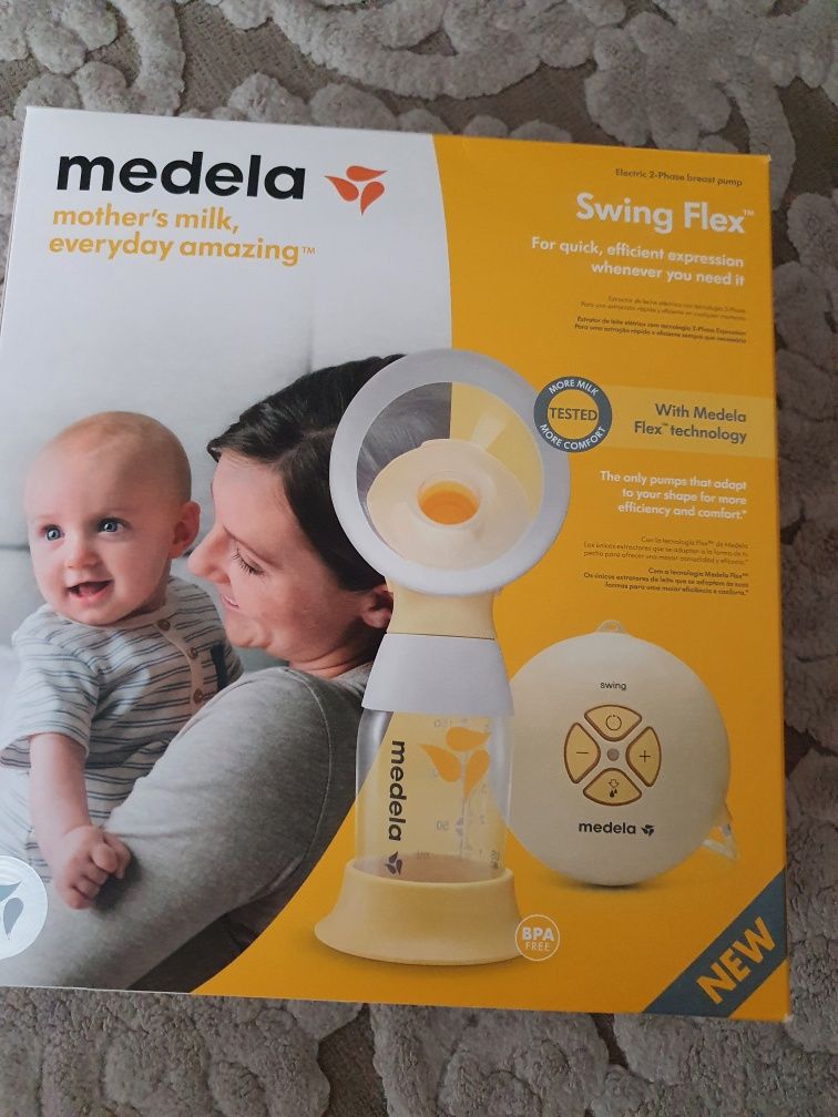 Extrator  Medela swing flex para tirar o leite