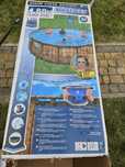 Basen ogrodowy 488x122 bestway z oknami