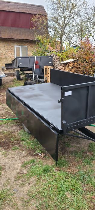 Прицеп причіп до мото міні трактора