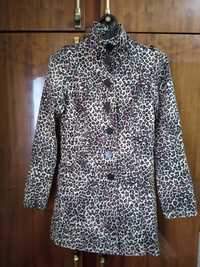 Пальто куртка леопард 36 р.
