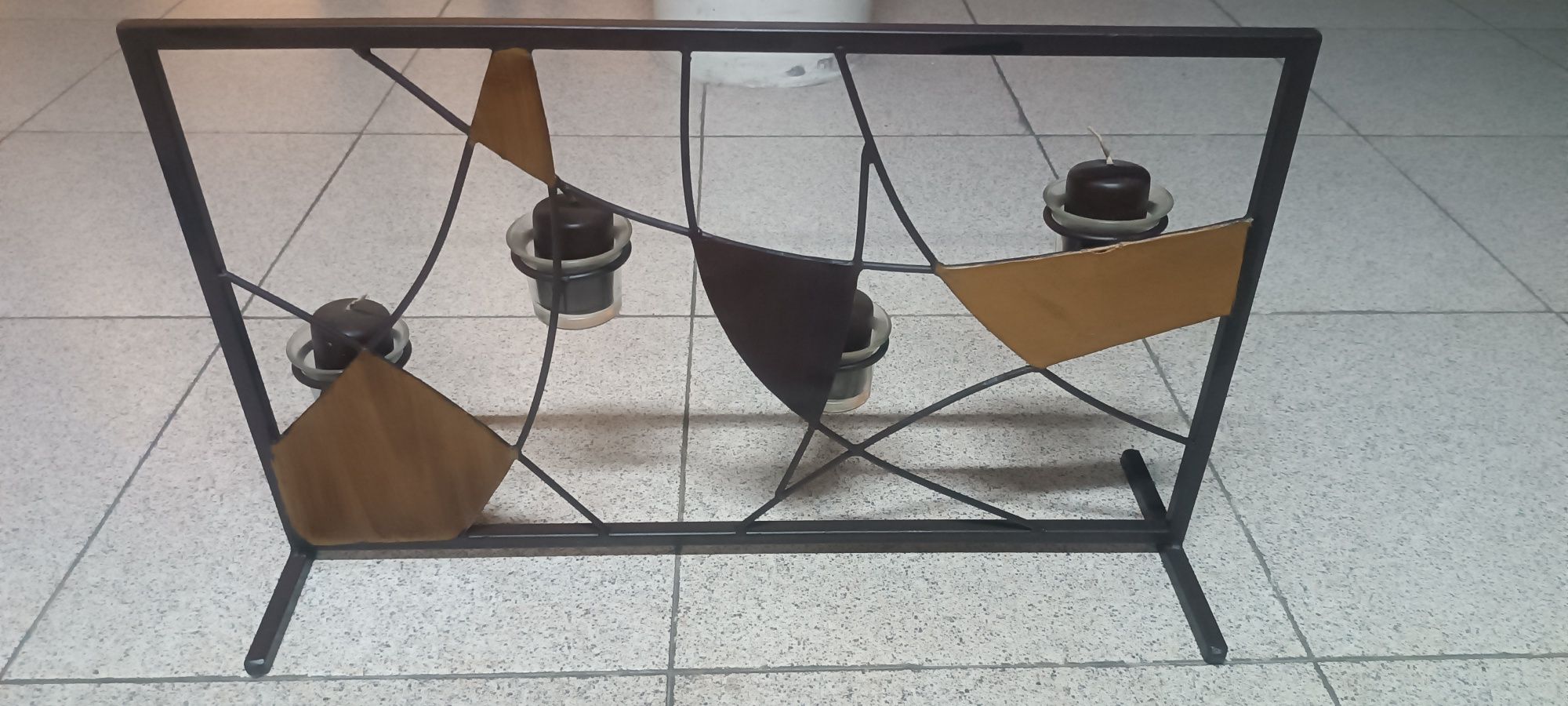 2 castiçais para velas