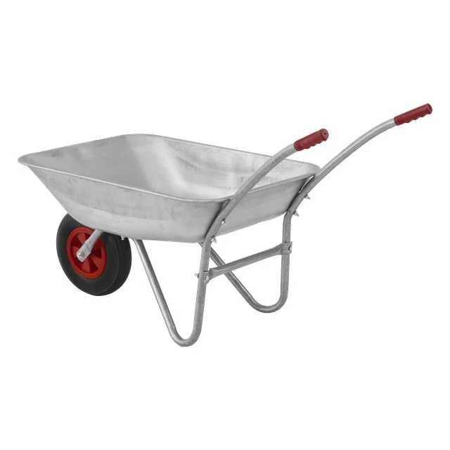 Taczka z kołem pneumatycznym – 65L, udźwig 85 kg, do ogrodu!