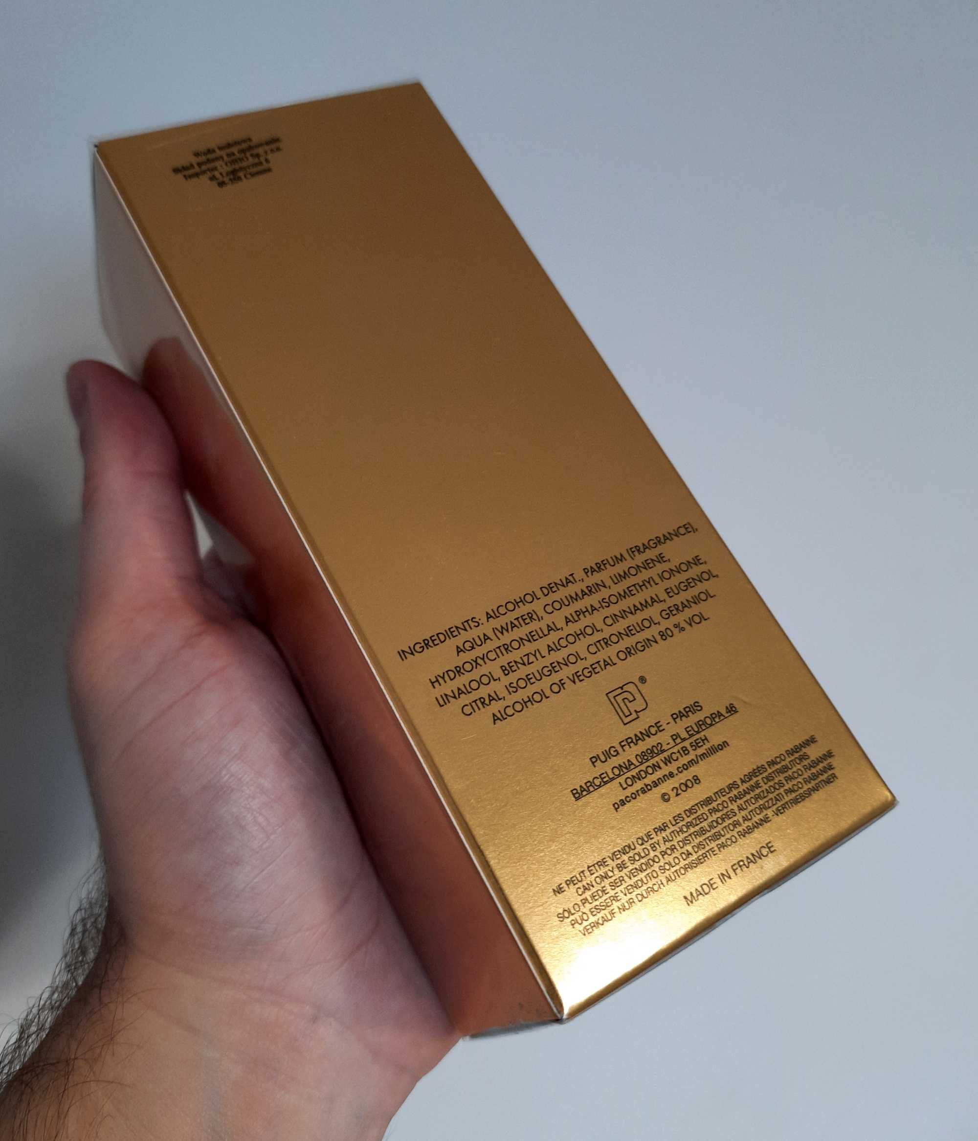 NOWE, ORYGINALNE Paco Rabanne 1 Million 100 ml woda toaletowa, perfumy