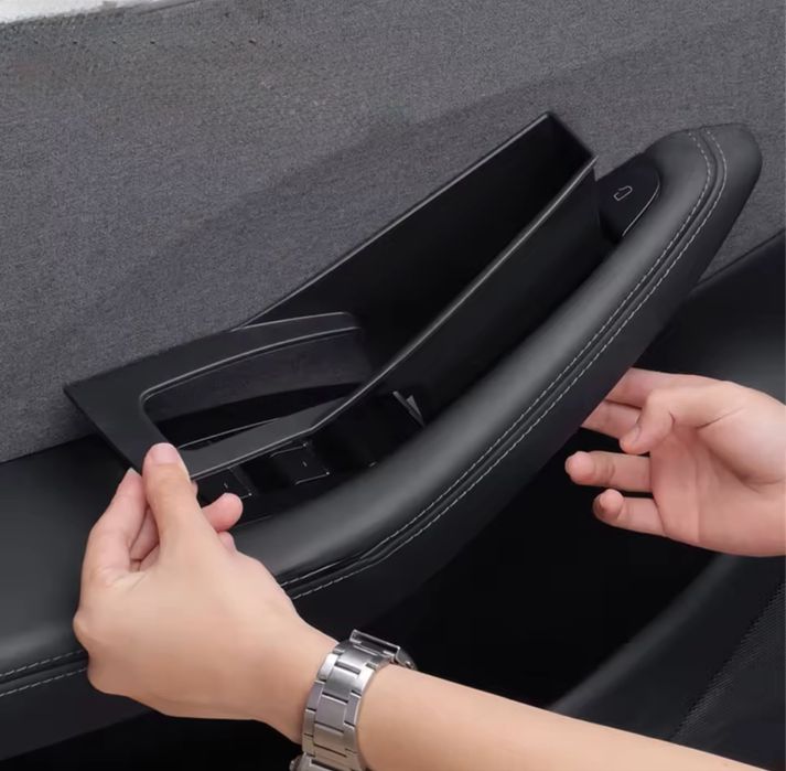 Органайзер в двери, контейнер для хранения вещей для Tesla Model 3