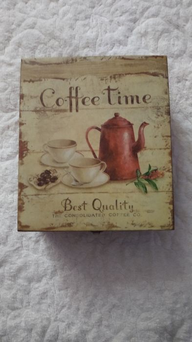 Pudełko na kawę hand made