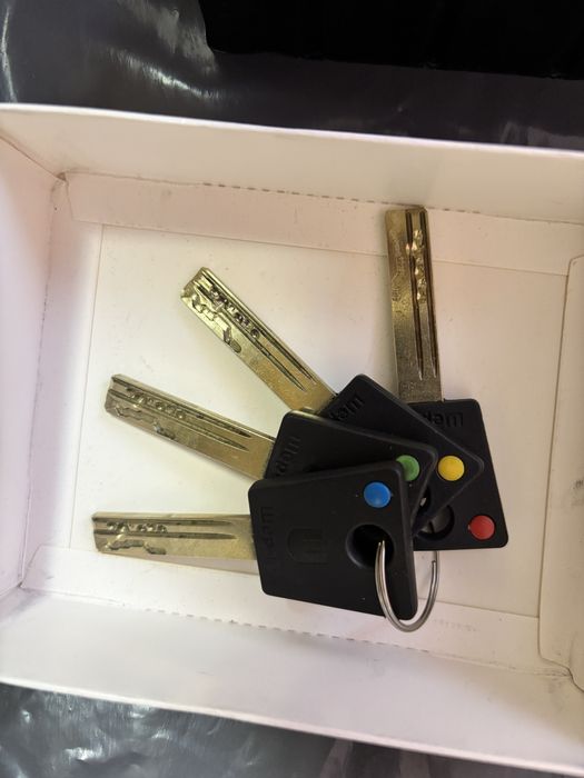 Циліндр Шерлок HK ключ/тумблер 90 мм 45х45, Сатин