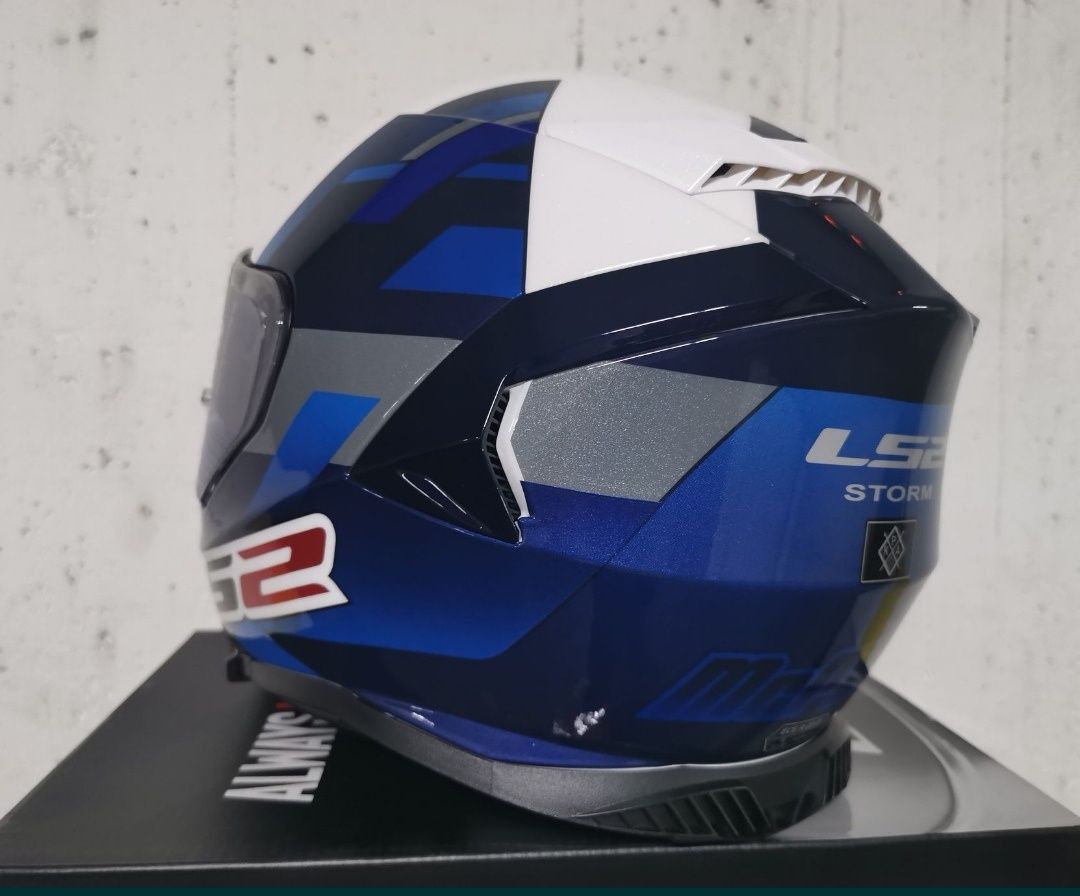 Capacete Integral LS2 FF800 Storm Blue / White ( NOVOS )