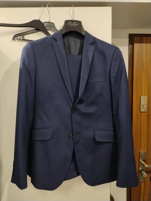 Garnitur granatowy młodzieżowy/męski 170