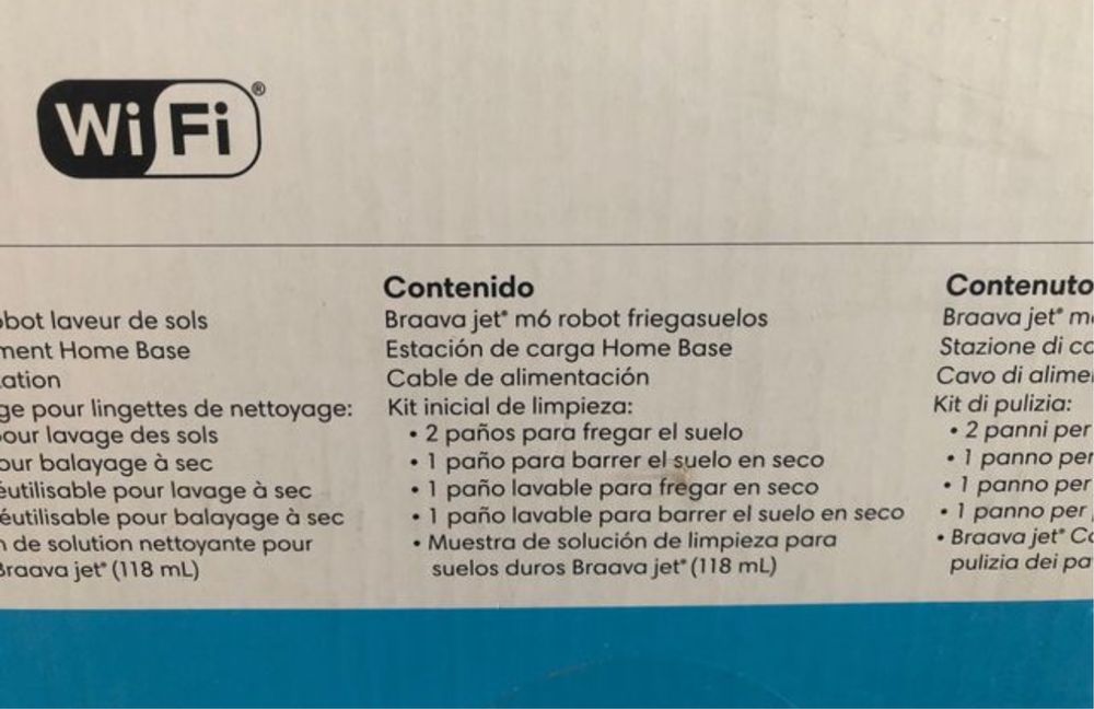 iRobot esfregona Braava jet® m6 com ligação Wi-Fi NOVO SELADO