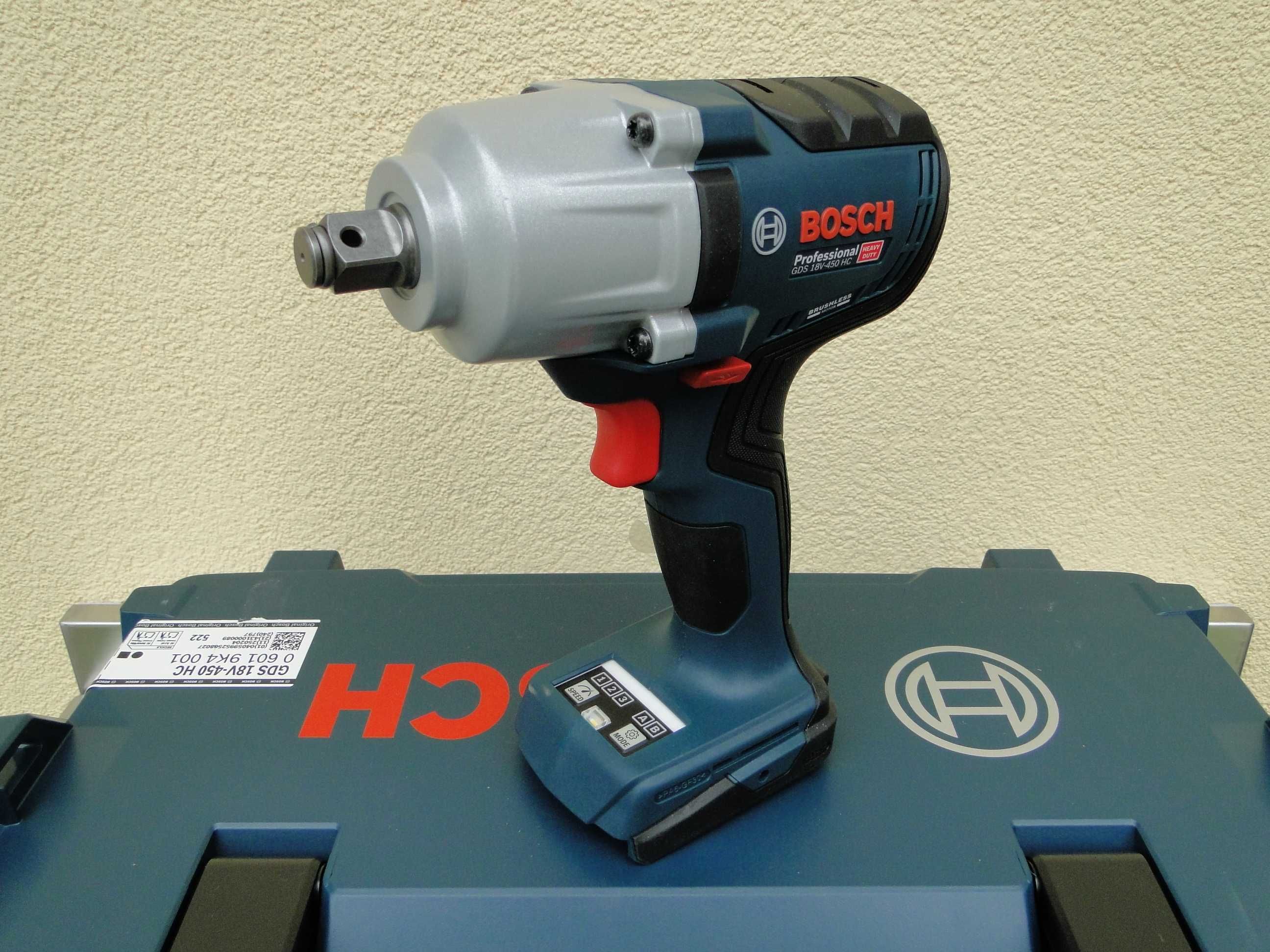 BOSCH GDS 18V-450 HC, Klucz Udarowy, Solo w L-Boxx, Nowy