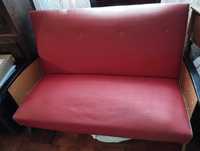 Sofá vintage vermelho