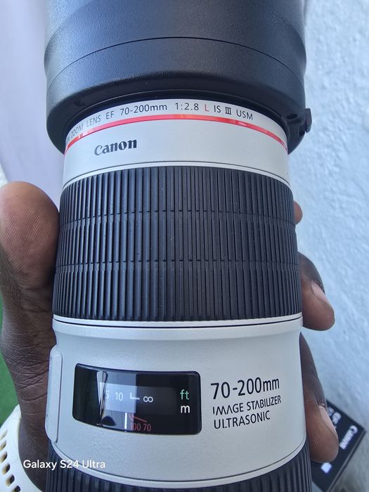 Objetiva Canon EF 70-200mm f2.8L IS III USM Como Nova com garantia
