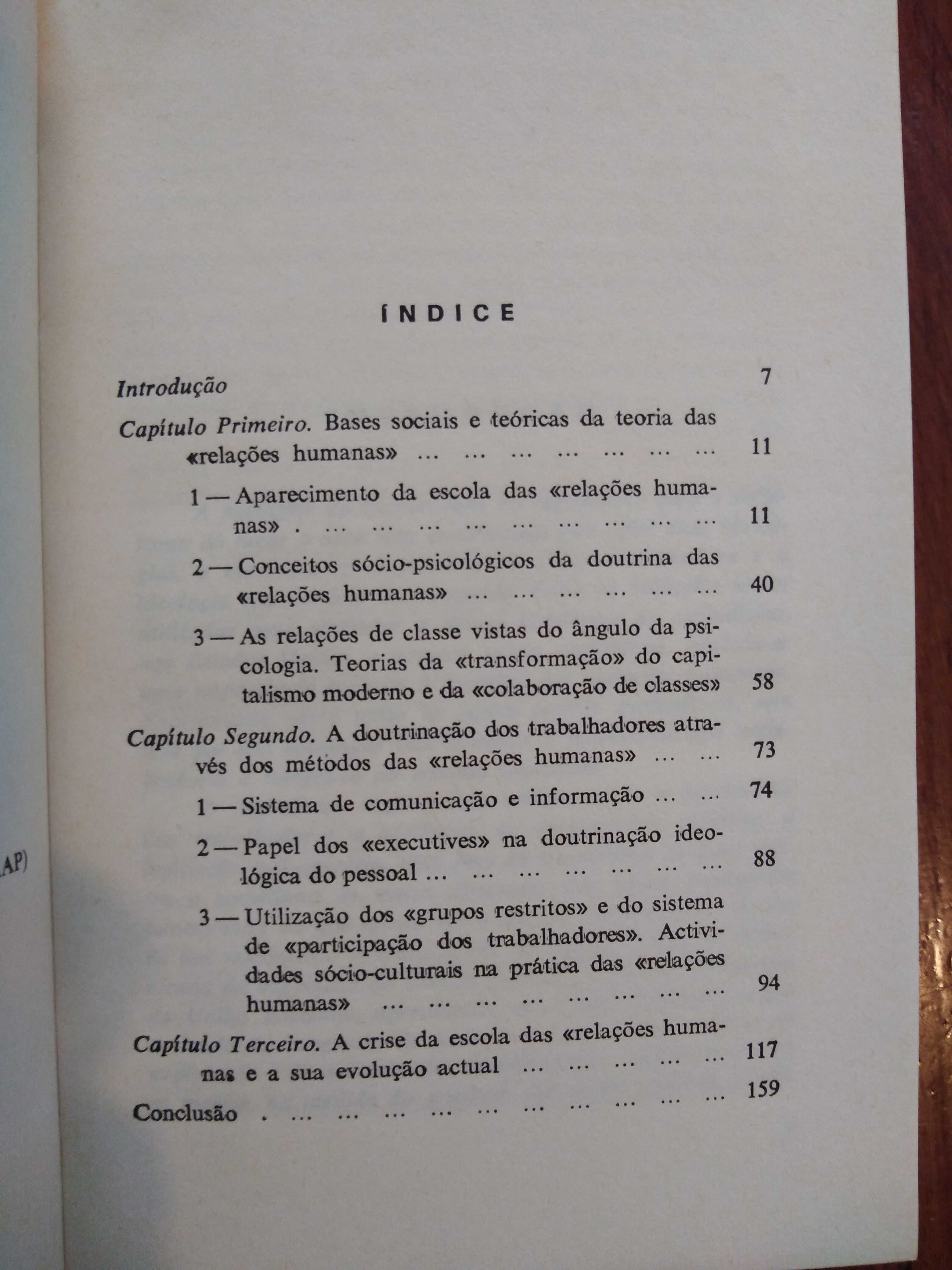 Teoria das “Relações Humanas”, instrumento ideológico dos monopólios