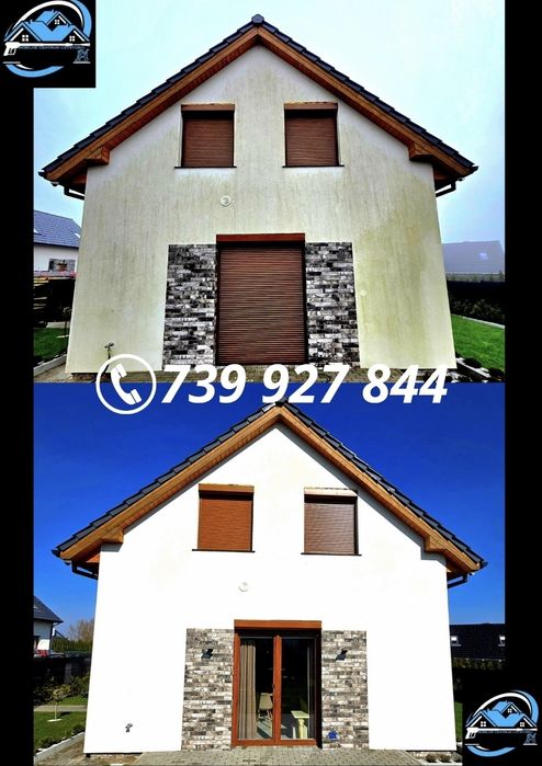 Mycie kostki Stargard Mycie elewacji Stargard Usuwanie graffiti