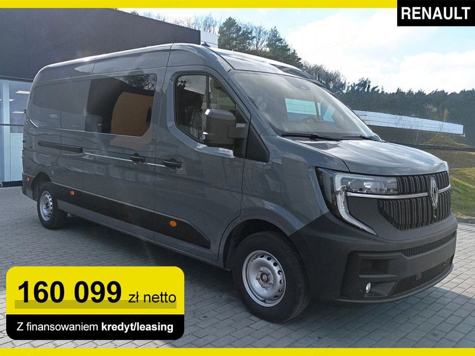 Renault Master L3H2 Zabudowa Brygadowa 2.0 170KM  Automatyczna Klimatyzacja !! Kamera Cofania !! 7-Osobowy !! Drzwi 270°