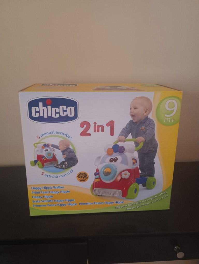 Andador primeiros passos Chicco novo.