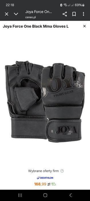 Rekawice bokserskie/mma firmy Joya