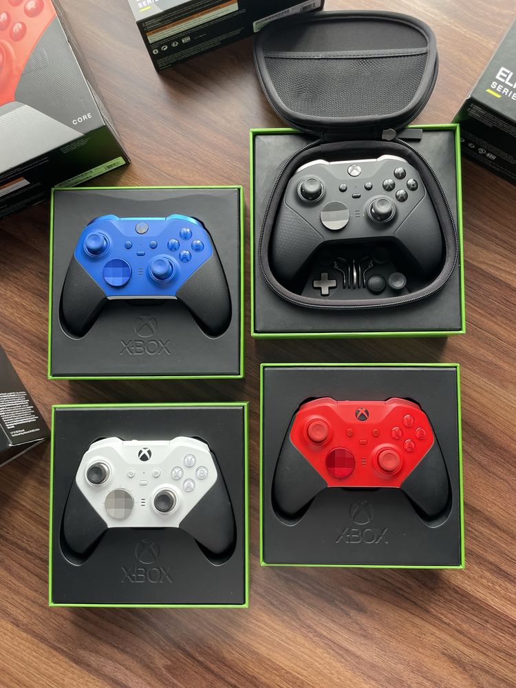 Xbox Elite v2 controller color white red blue black