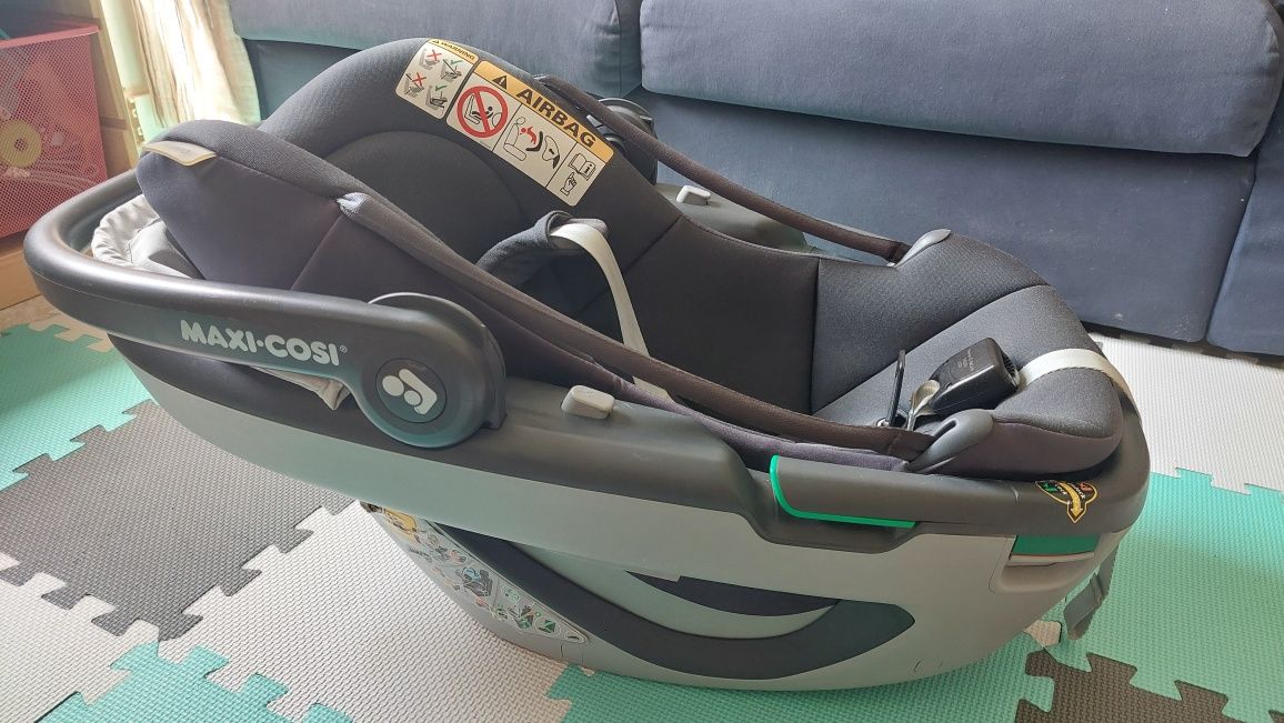 Cadeira auto (ovo) Coral 360 + base isofix + adaptadores