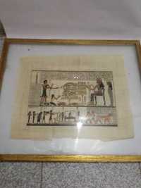 Quadro papiro original com certificado
