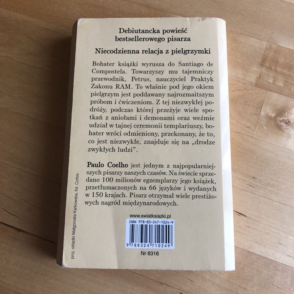 Książka Pielgrzym - Paulo Coelho