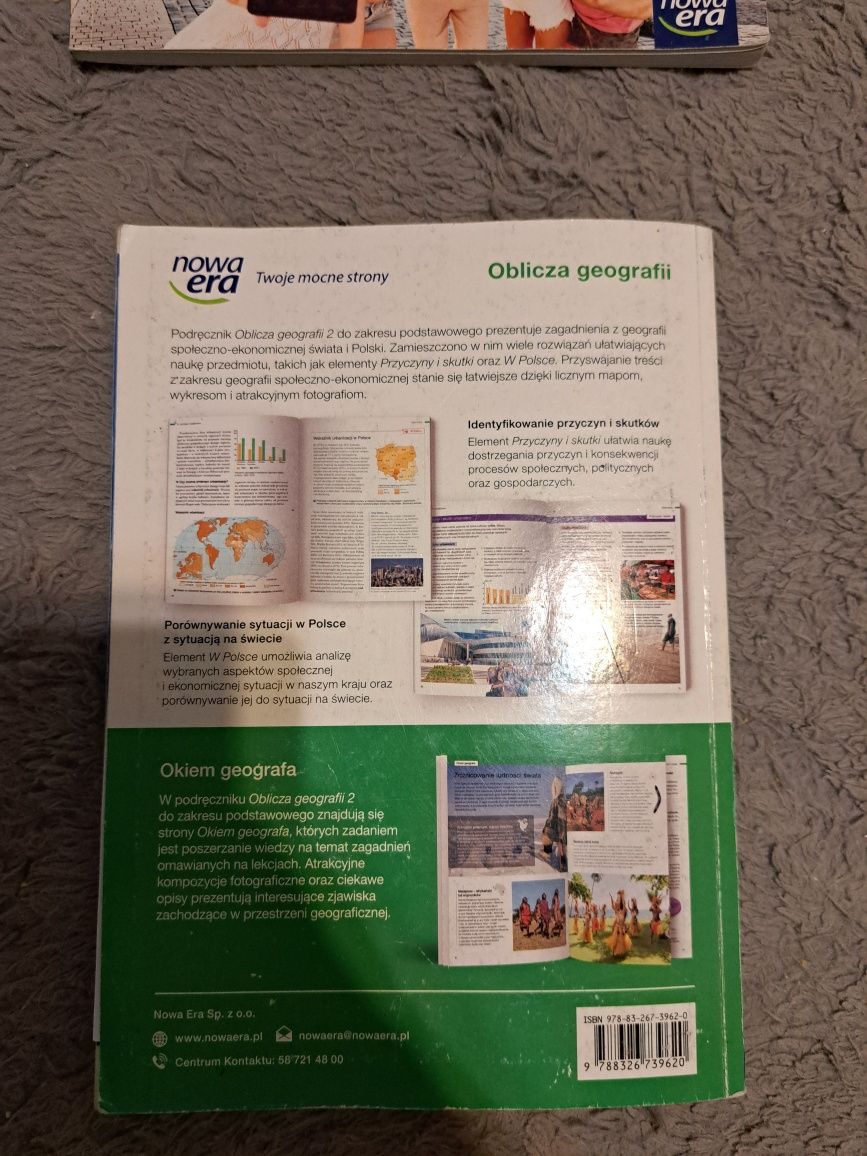 Podręcznik do Geografi 1 (Oblicza geografii 2) do technikum i liceum