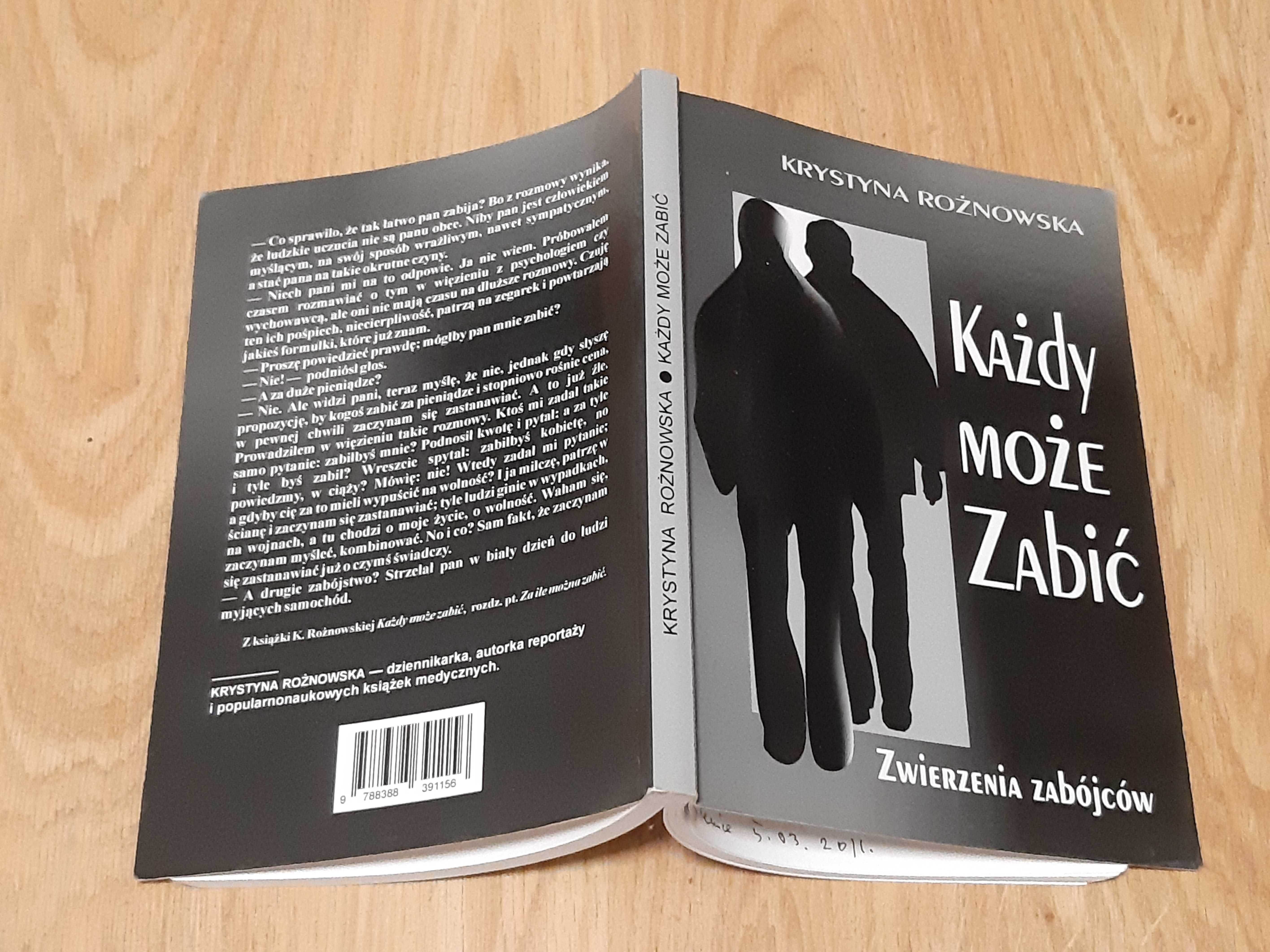 Każdy może zabić Krystyna Rożnowska
