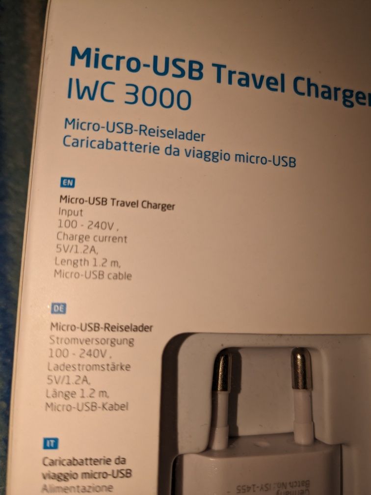 Nowe dwie ładowarki micro usb