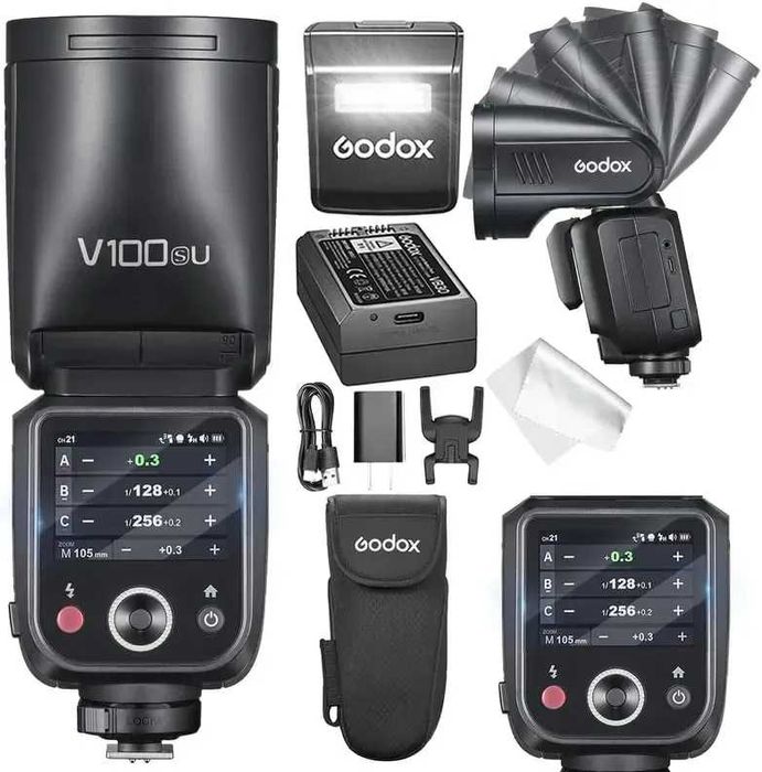Спалах Godox V100 для Nikon, Canon, Sony. Нові!