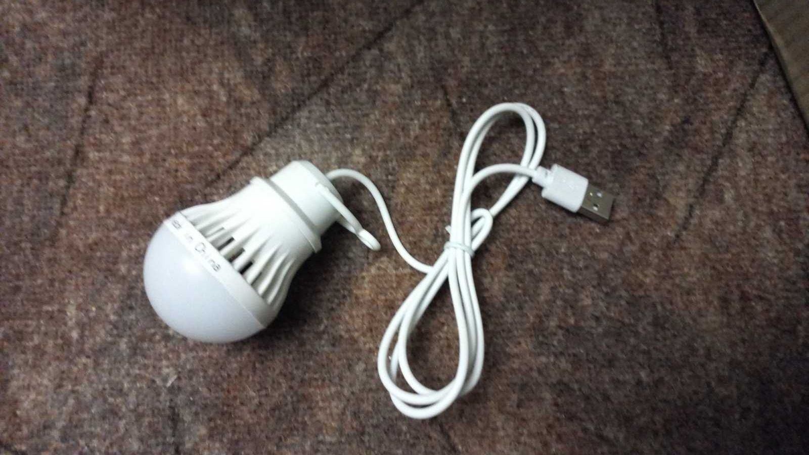 USB-лампа 3W  5V для повербанки