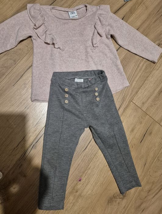 Bluzka Zara 80, spodnie Zara 86