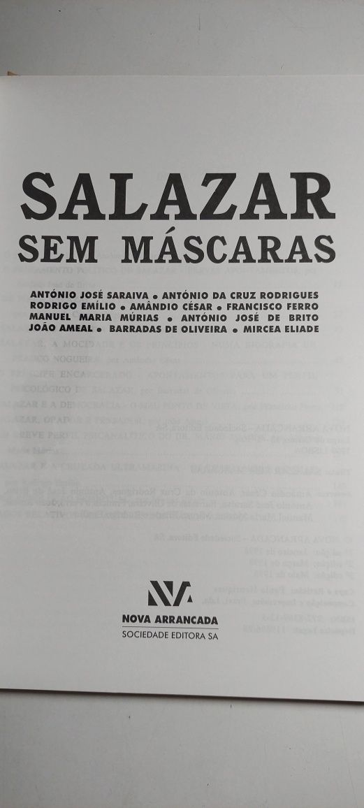 Salazar sem Máscaras (Nova Arrancada, 1998)