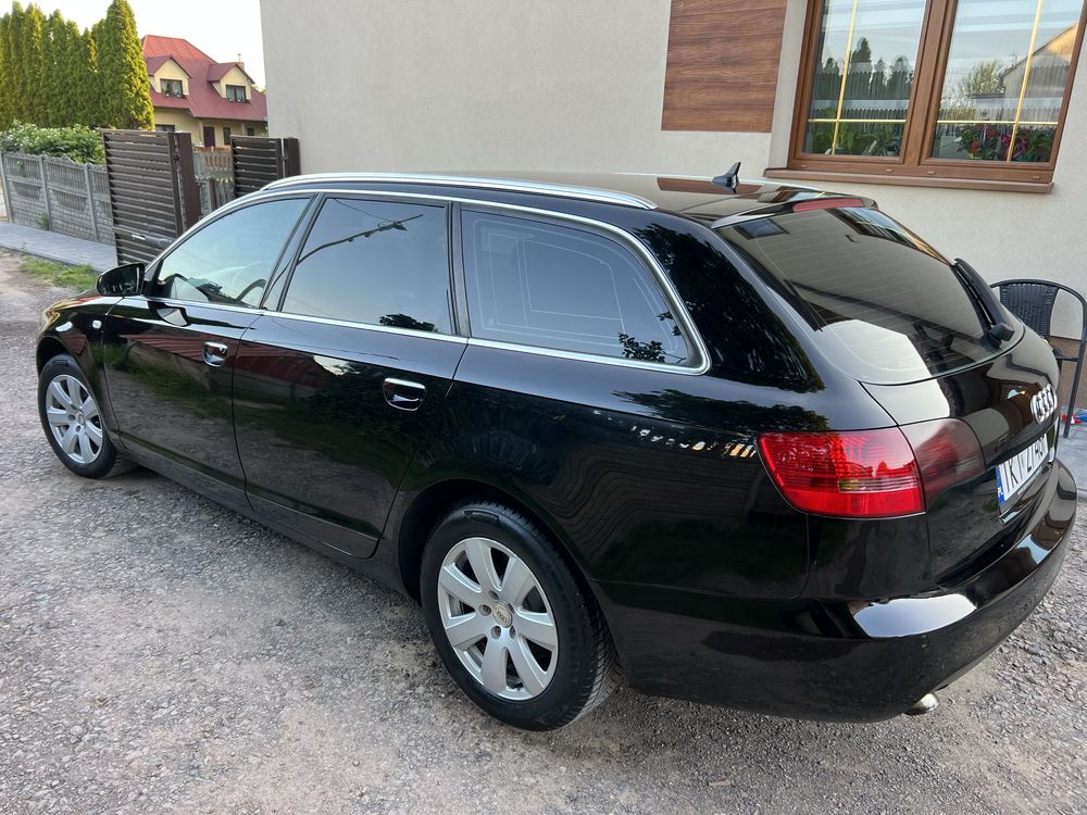 Audi A6 C6 2.0TDI 140KM Klima Tempomat Czarne Szyby Kombi ParkTronic