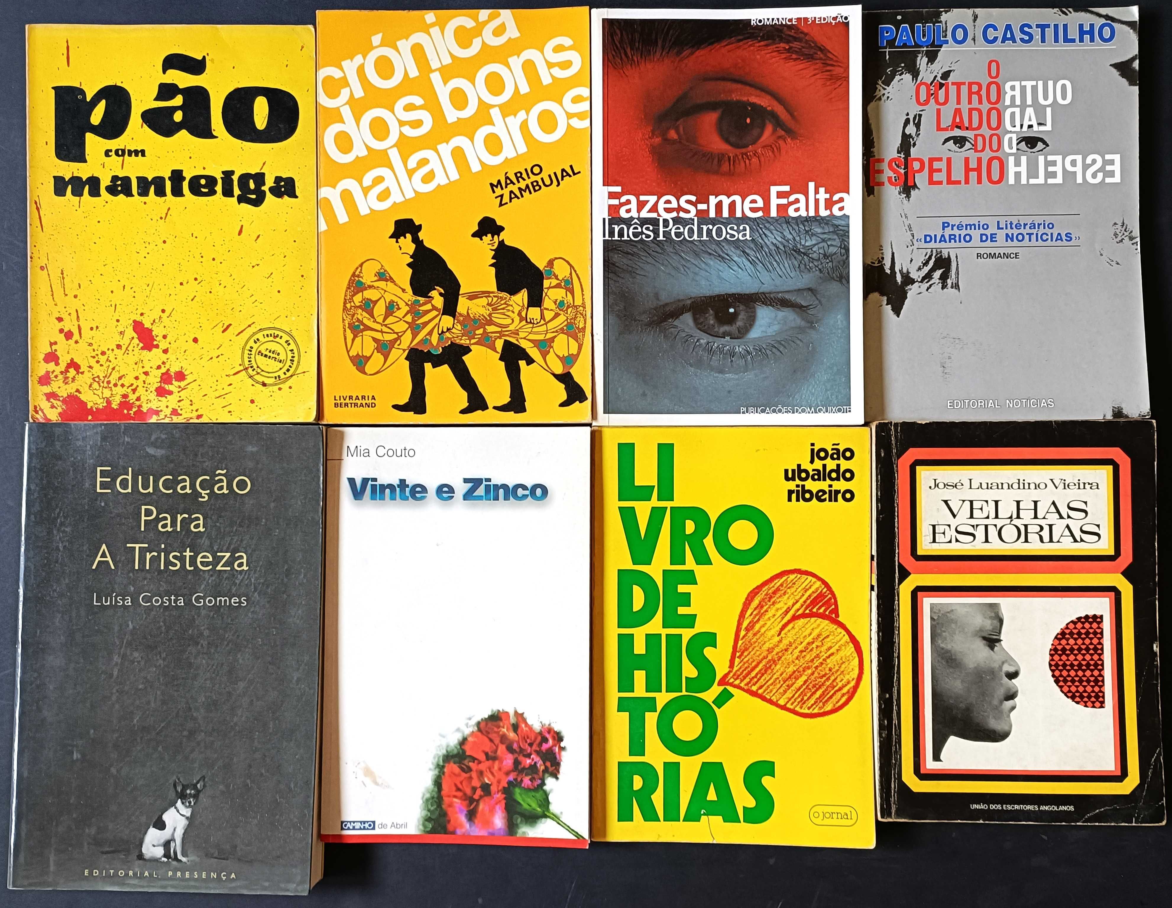 38 livros, literatura nacional-internacional. Primeiras Edições. 225€.