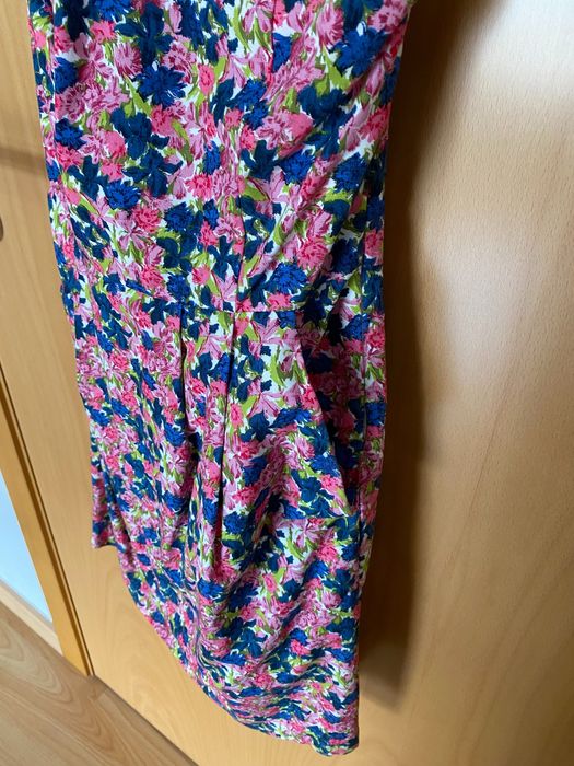 Vestido cai-cai florido