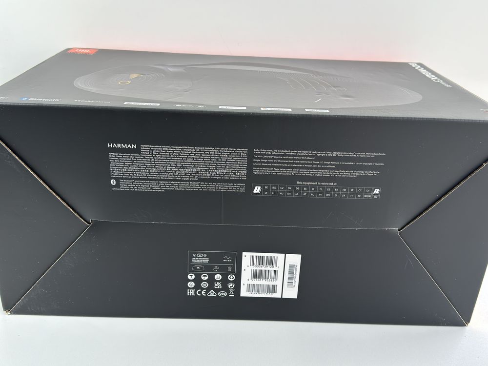 Нова акустична колонка JBL BOOMBOX 3 Wi-fi чорна