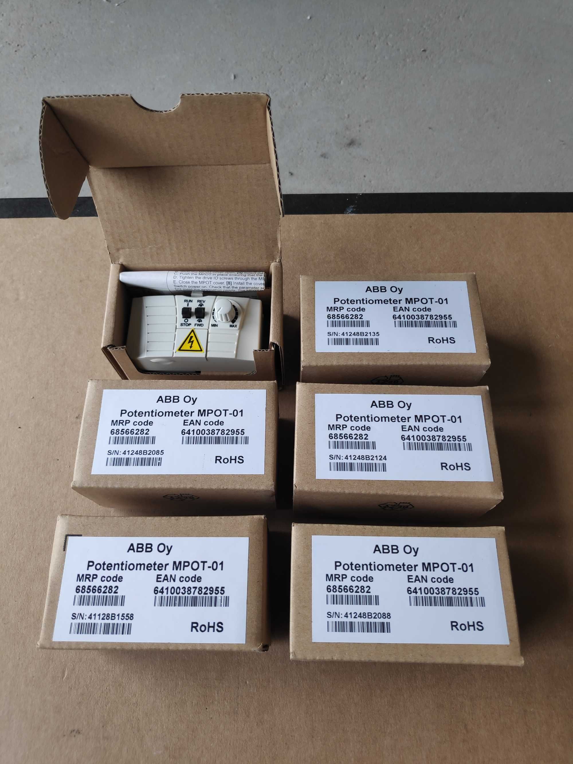 Potencjometry ABB MPOT-01 Nowe!