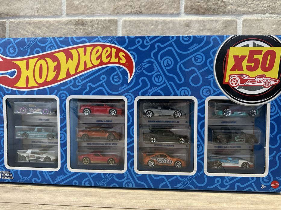 Hot Wheels Хот Вілс 50 шт Mattel