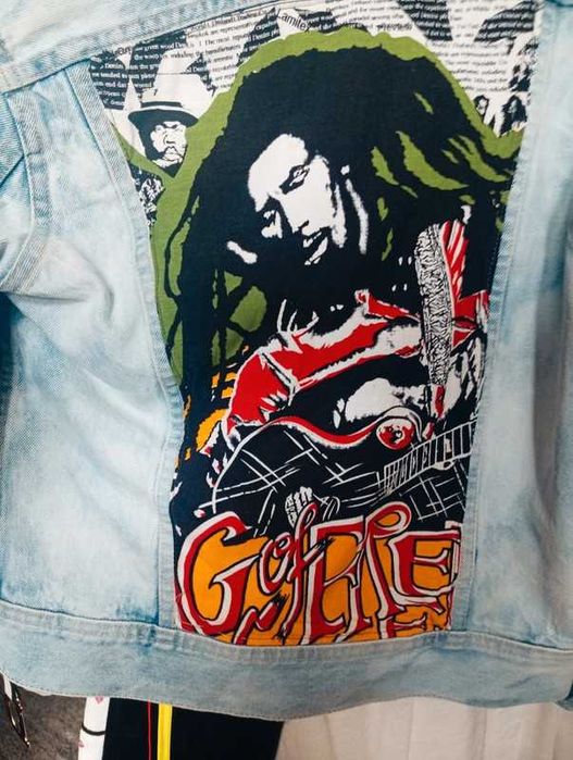 Dżinsowa kurtka LEE Bob Marley UNIKAT