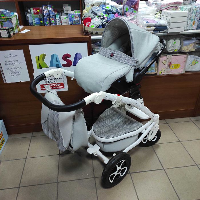Wózek wielofunkcyjny TIMER głęboko-spacerowy 3w1
