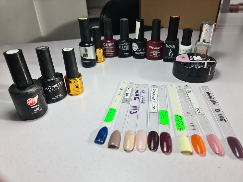 Гель лаки, бази , манікюр