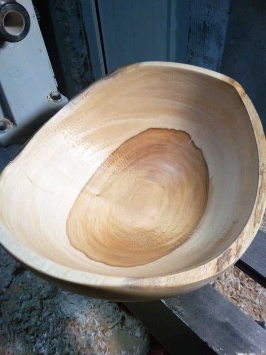 Фруктовница из дерева ручной работы.