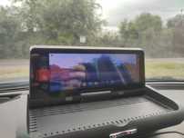 CAMECHO bezprzewodowa kamera radio Carplay Android Auto, 7 cali